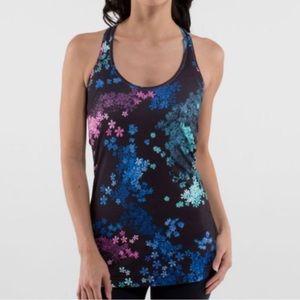 lululemon athletica Cool Racerback Tank Petal Pop Multi Floral